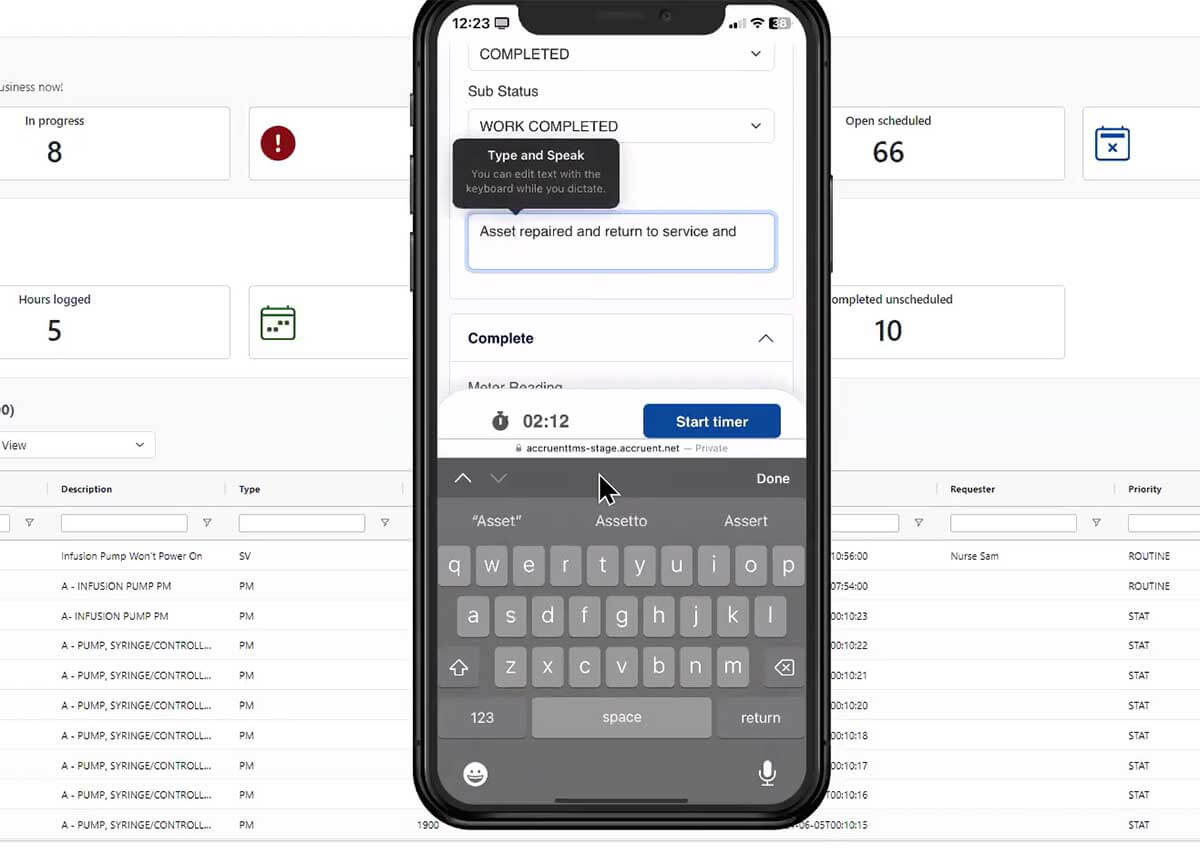 Accurent TMS software helps simplifying healthcare compliance