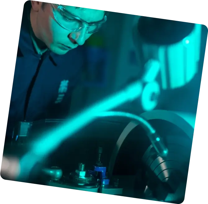 Manufacturing technology man with tools