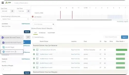 Resource dashboard report in EMS highlighting resource optimization