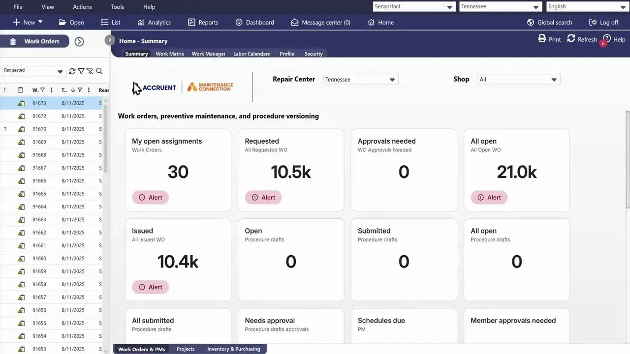 Maintenance Connection New UI/UX Work Order Video