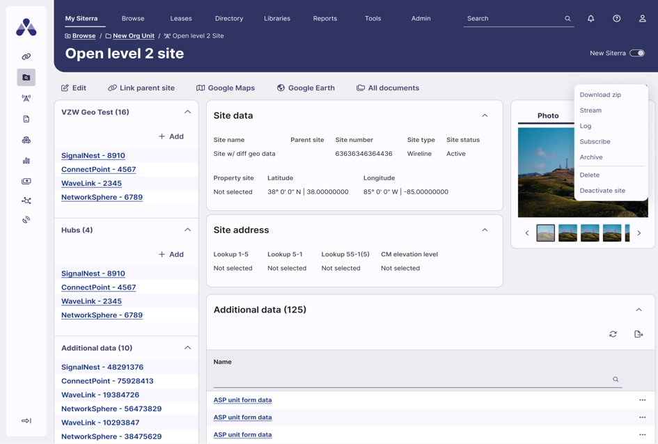 Open Level Site