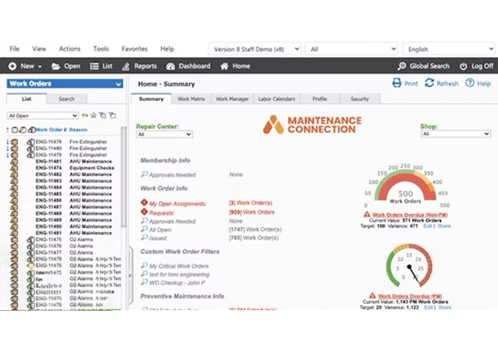 Preventive Maintenance Features