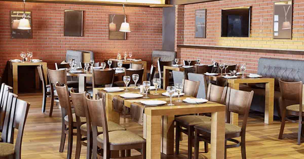 A restaurant setting